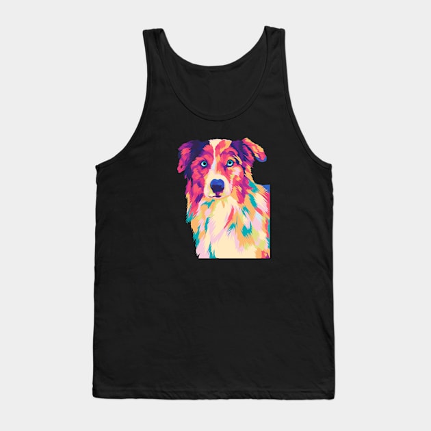 Dog - Labrador Retriever - PopArt Color - Pet Lovers Tank Top by Tupai Art